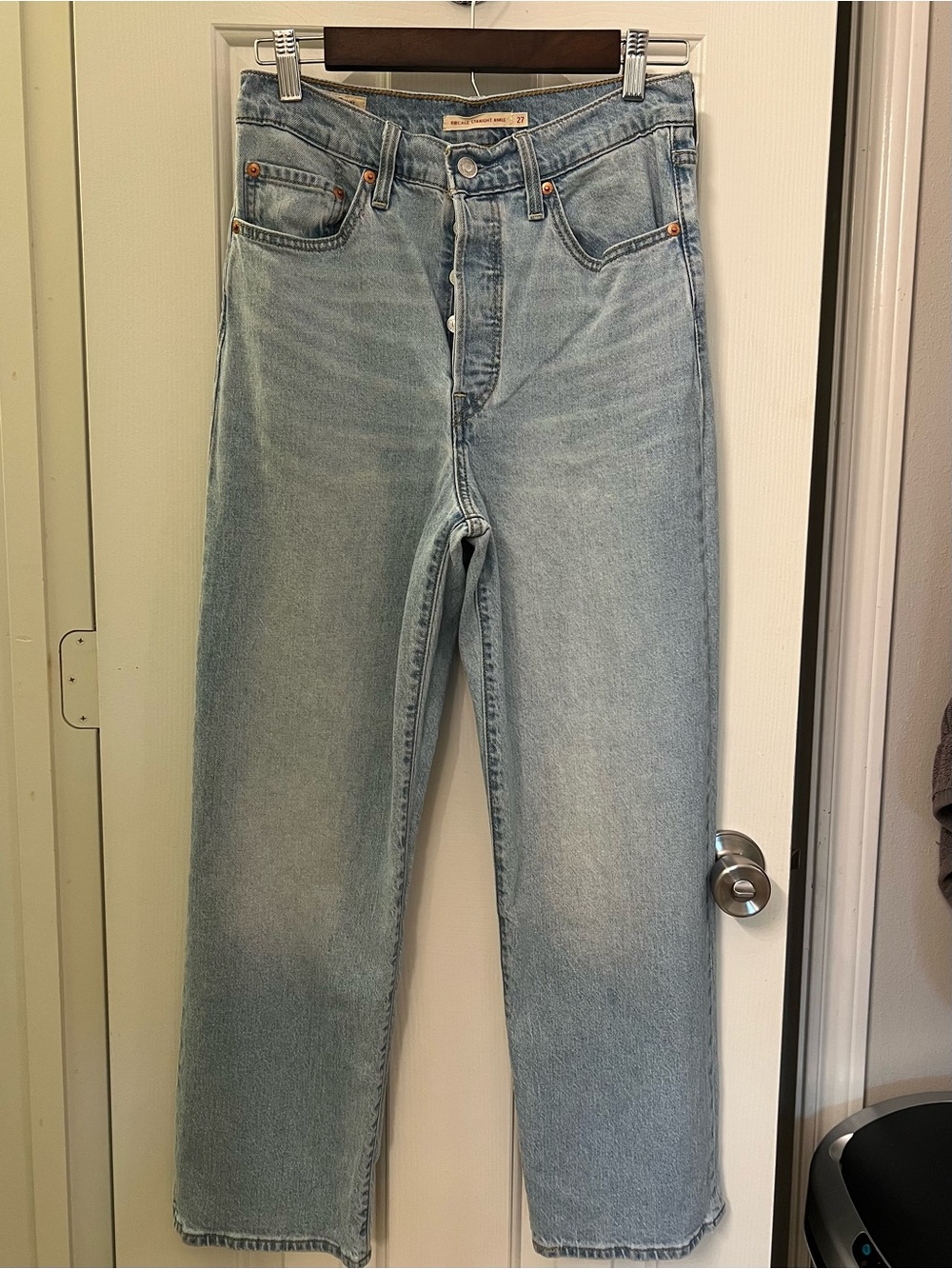 Levi's Light Blue Straight Leg Jeans
